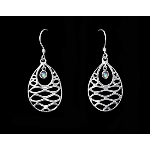 Stone Wave Earrings