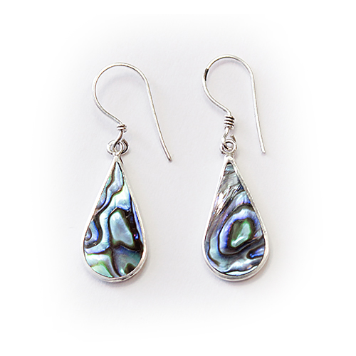 Paua Tear Drop Earrings - Jewellery-Earrings-Drops : Mariposa Clothing ...