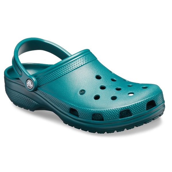 teal crocs
