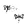 Sterling Silver Dragonfly Studs