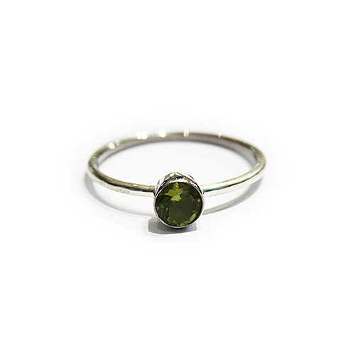 Solitaire Bezel Ring