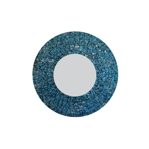 Round Mosaic Mirror