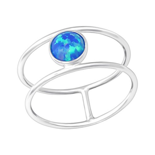 Opal Double Band Ring