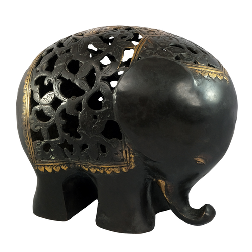 Bronze Filigree Elephant