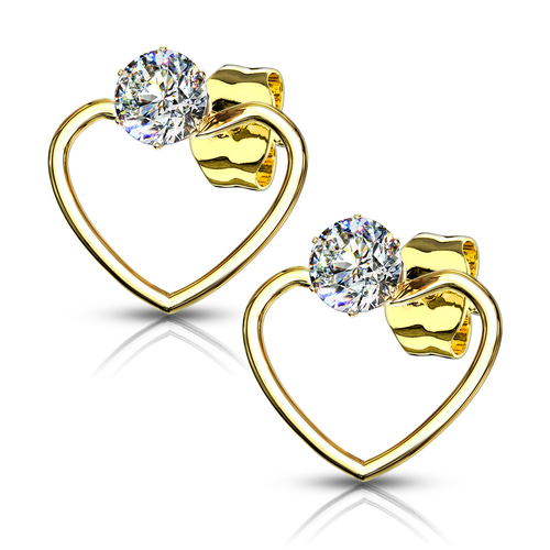 Heart Studs