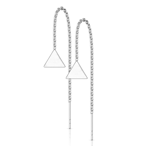 Triangle Threader Earrings