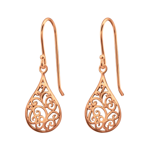 Filigree Pear Earrings