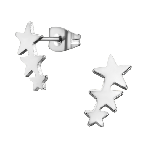 Triple Star Studs