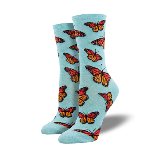 Social Butterfly Socks - Sock Smith