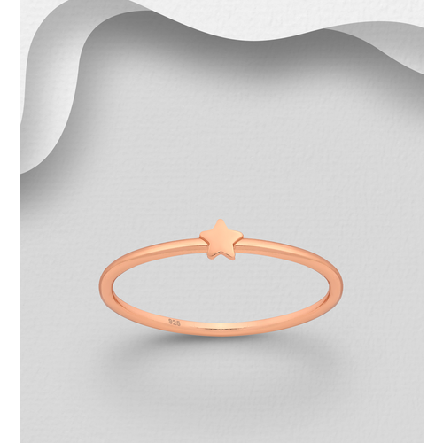 Rose Gold Star Ring