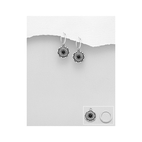 Disc Sleeper Earrings