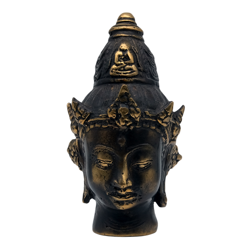 12cm Bronze Shiva Head