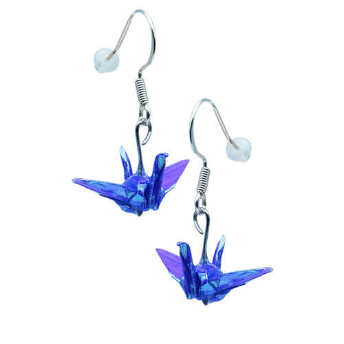 Origami Crane Earrings