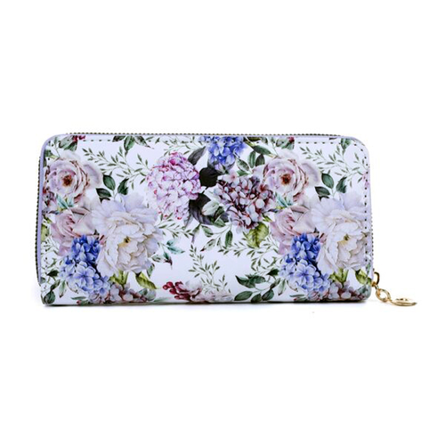 Summer Floral Zipped Wallet 