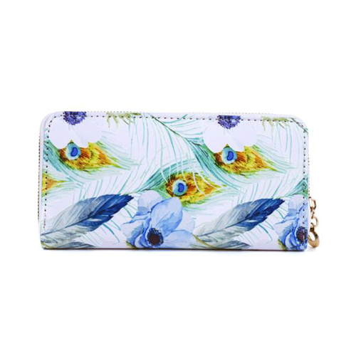 Feather Zipped Wallet 