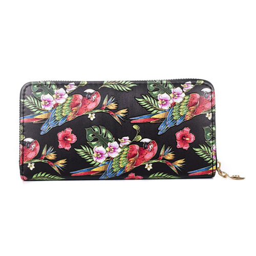 Macaw Zipped Wallet