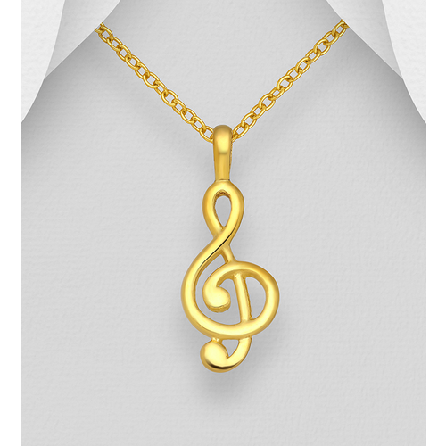 Treble Clef Pendant