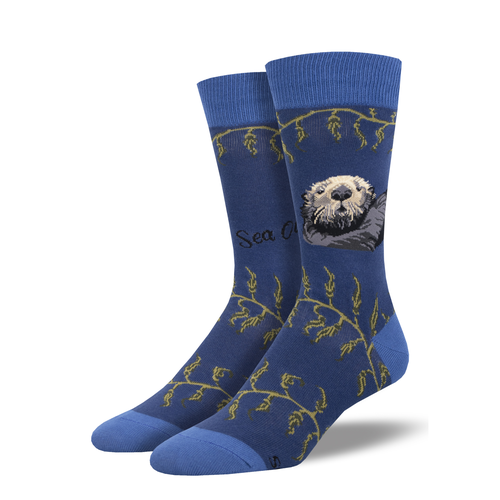Foosball\" Cotton Dress Socks By Good Luck Sock - Large - Great Sox