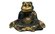 Bronze Yoga Frog 7cm