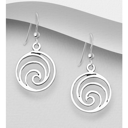 Circle Wave Earrings