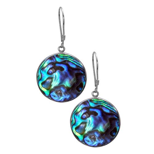 Sterling Silver Paua Earrings