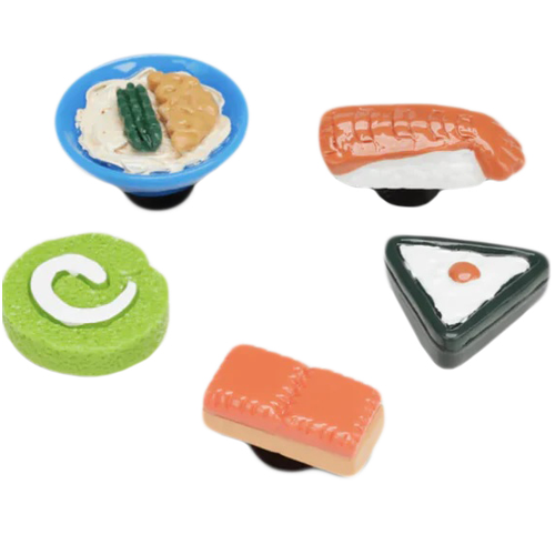 3D Mini Sushi Party 5 Pack - Jibbitz