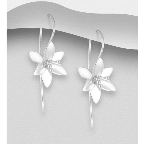 Flower Hook Earrings