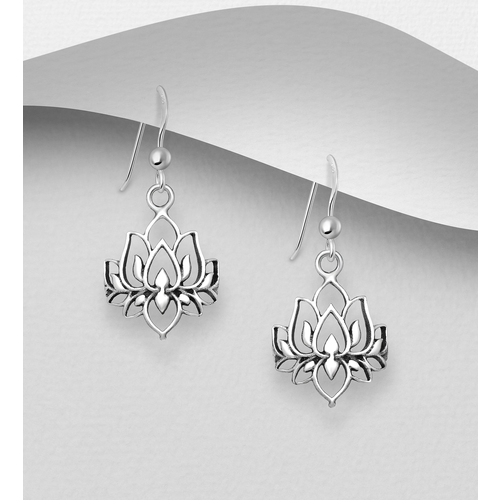 Lotus Flower Earrings