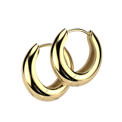 Tear Drop Hoops