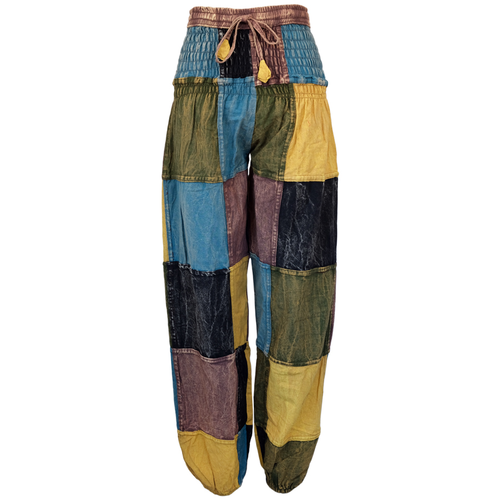 Unisex Cotton Patch Pants