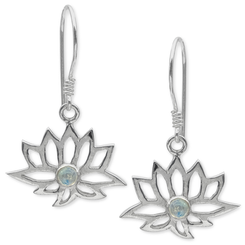 SS Lotus Earrings