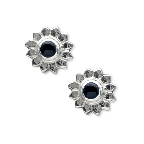 SS Flower Stone Studs