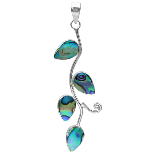 SS Paua Double Sided Pendant 