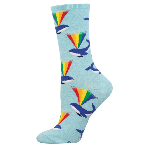 Rainbow Whale - Sock Smith