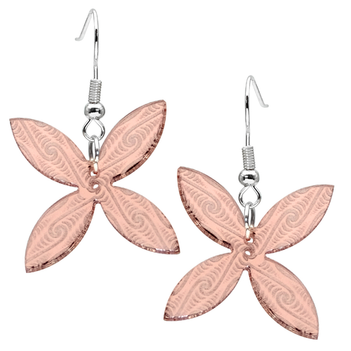  Kowhaiwhai Frangipani Earrings