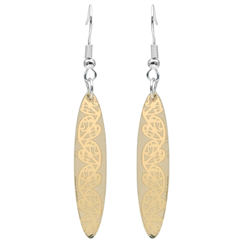 Kowhaiwhai Oval Small Earrings