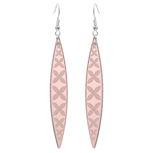 Frangipani Oval Earrings