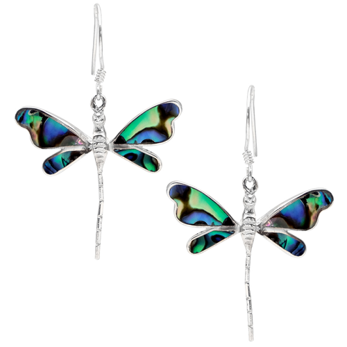 Sterling Silver Dragonfly Earrings