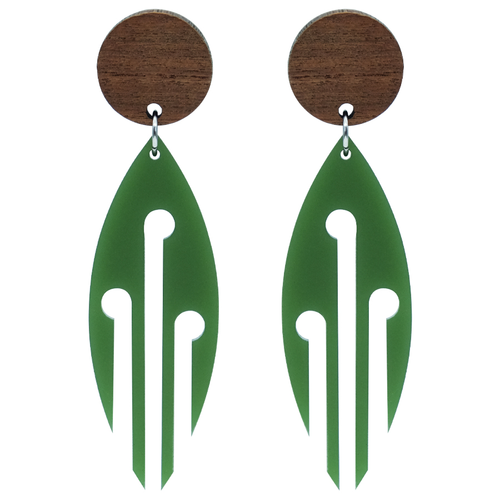 Acrylic Ponga Round Wood Studs