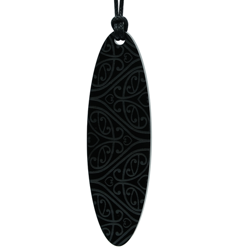 Acrylic Whale Tail Necklace