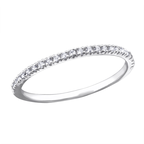 Pave Line Ring