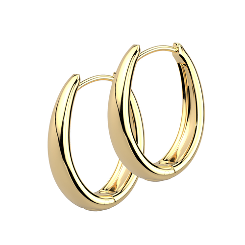 Tear Drop Hoops