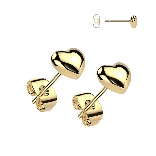 Heart Studs