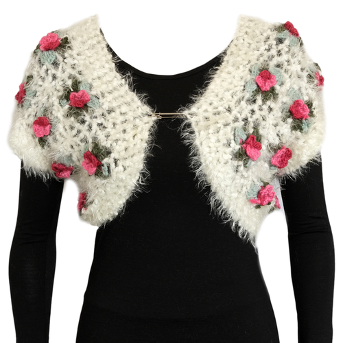 Crochet Rose Bolero