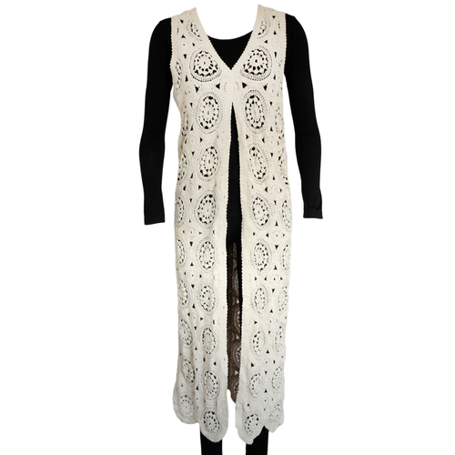 Crochet Maxi Jacket