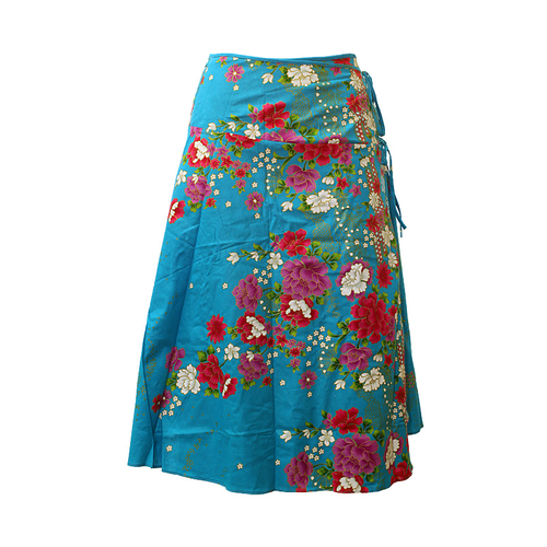 Cotton Wrap Skirt