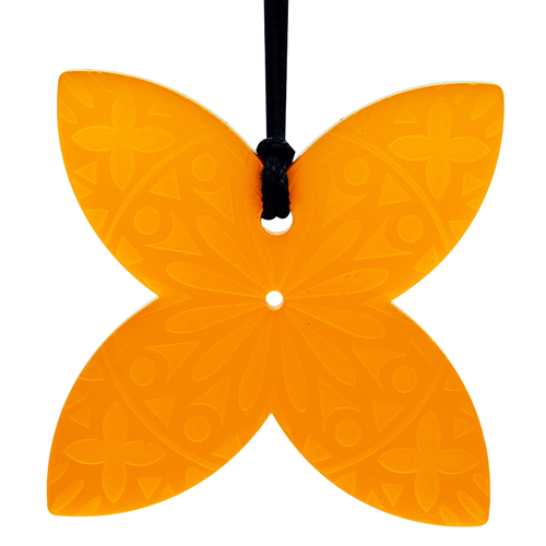 Acrylic Frangipani Pacific Star Necklace