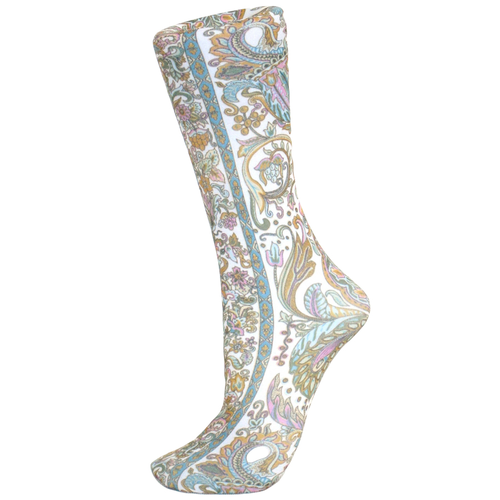 White Versace Socks - Celeste Stein