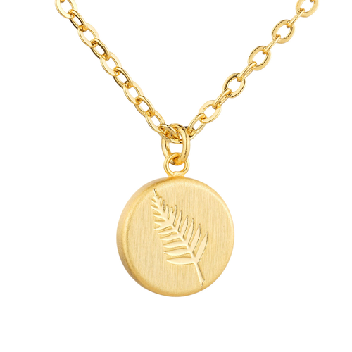 Round Fern Necklace - Little Taonga