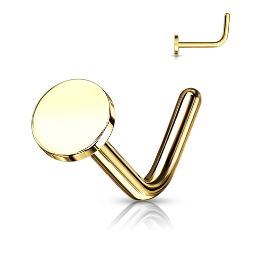 Flat Circle Nose Studs